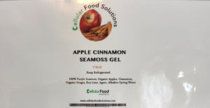Seamoss Gel Apple Cinnamon