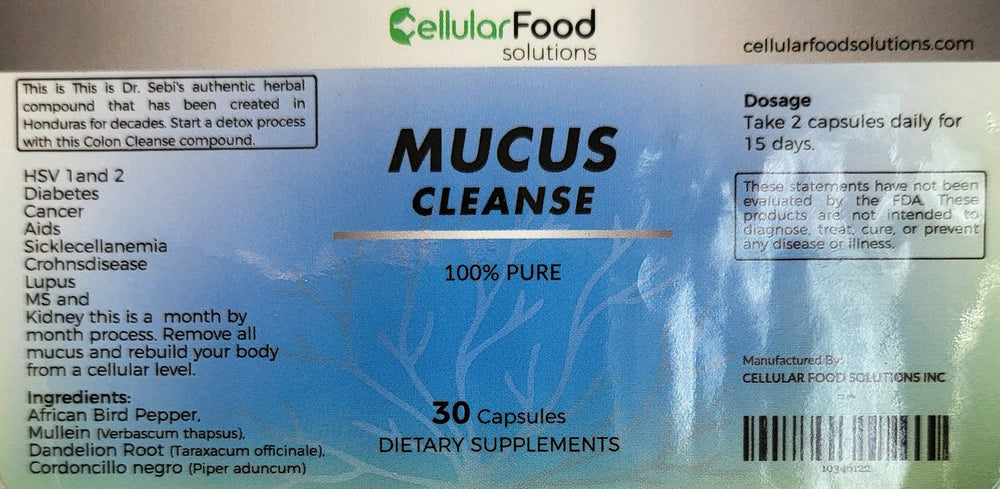 Dr. Sebi Mucus Cleanser