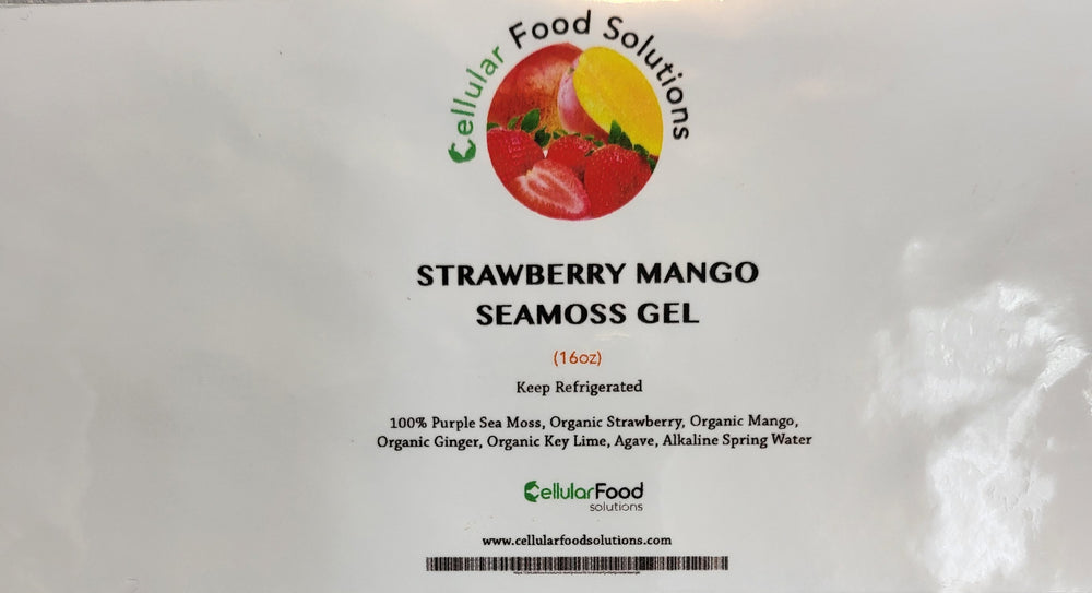 Seamoss Gel Strawberry Mango